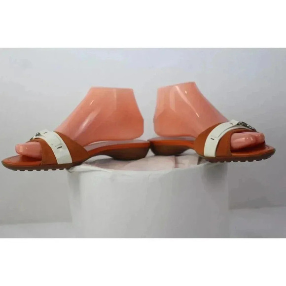ladies leather TOD'S sandals size 37.5 - Picture 5 of 9
